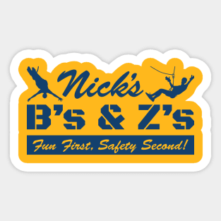Nick's B's & Z's Sticker